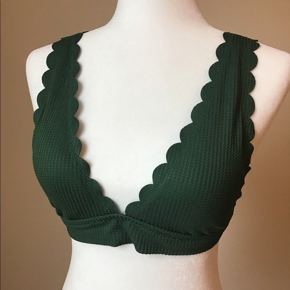 Tie back swim top